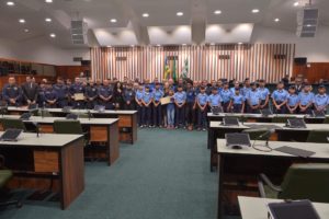 Em comemoração ao Dia Nacional da Guarda Civil, celebrado em 10 de outubro, a deputada Adriana Accorsi, realizou Sessão Especial em homenagem aos servidores da Guarda Civil do Estado de Goiás
