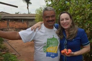A deputada também esteve presentes em outras cidades do estado de Goiás, começando pela cidade de Senador Canedo e posteriormente em Araçu